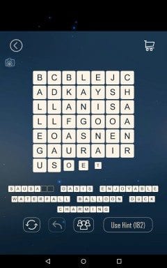 Word Cubes Aircraft Carrier Level 13