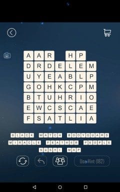 Word Cubes Aircraft Carrier Level 4