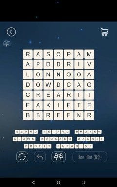 Word Cubes Aircraft Carrier Level 9