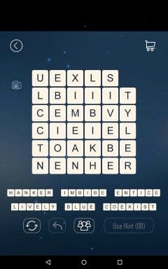 Word Cubes SHARK Level 10