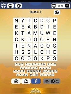 Word Camp Scout Level 1-1