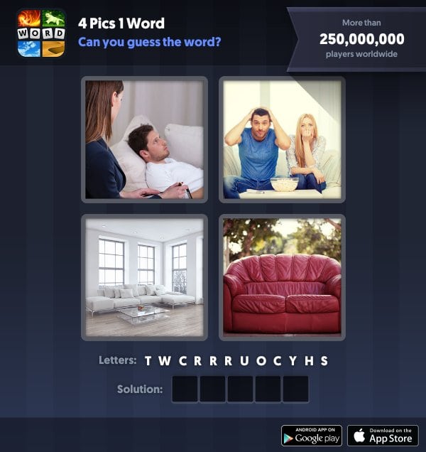 4 Pics 1 Word Daily Puzzle, September 21, 2018 Answers