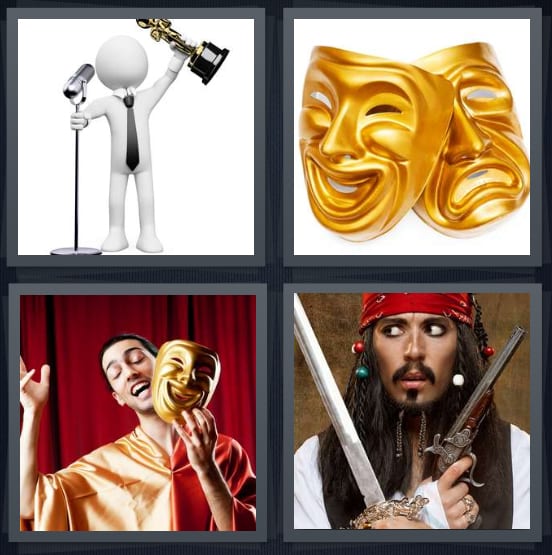 Oscar, Masks, Drama, Pirate