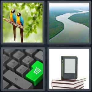 Parrots, River, Shopping, Kindle