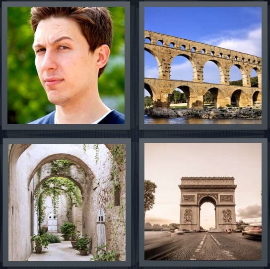 Eyebrow, Aqueduct, Alley, Arc de Triomphe