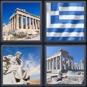 Acropolis, Greek, Statue, Ruins