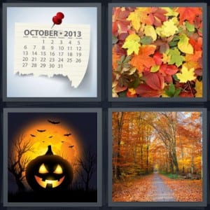 October, Fall, Halloween, Leaves