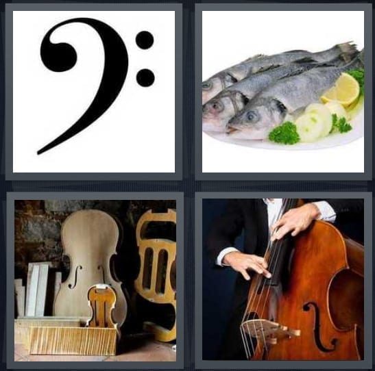 Clef, Fish, Instruments, String