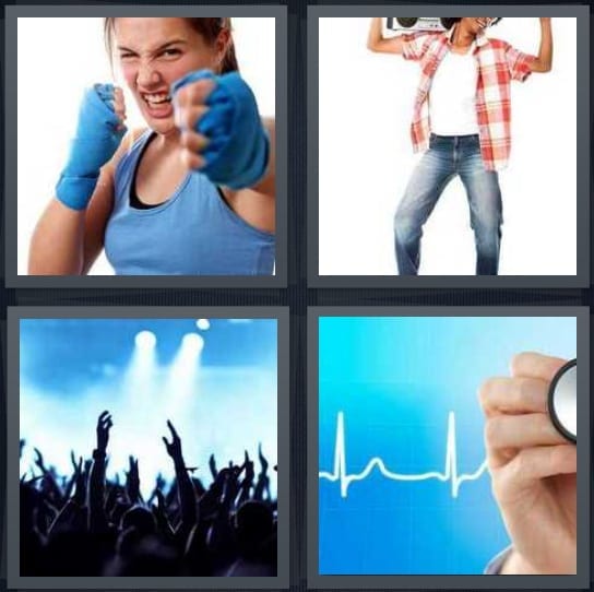 Boxer, Boombox, Concert, Stethoscope