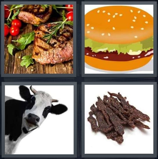 Steak, Hamburger, Cow, Jerky