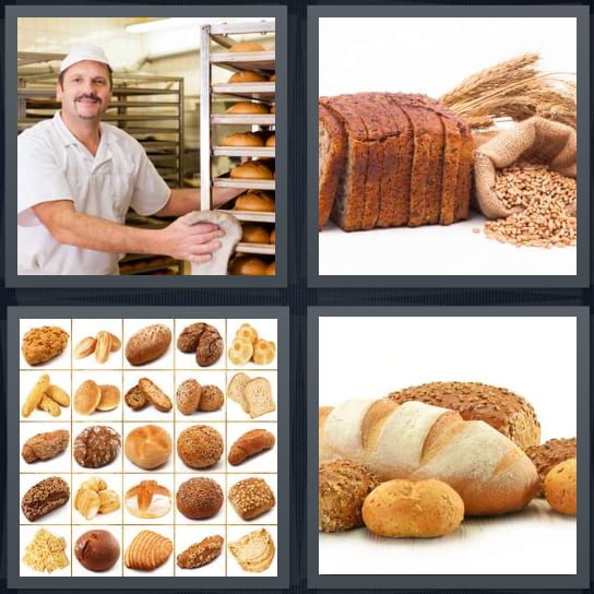 Baker, Loaf, Wheat, Rolls