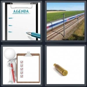 Agenda, Train, Clipboard, Casing