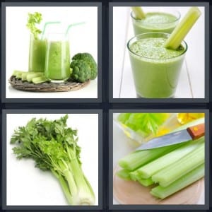 Juice, Smoothie, Stalks, Chopped