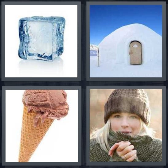 Ice, Igloo, Ice cream, Frost