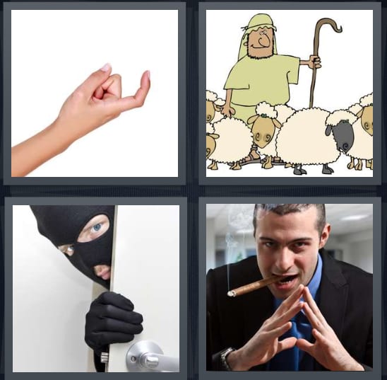 Finger, Shepherd, Robber, Mobster