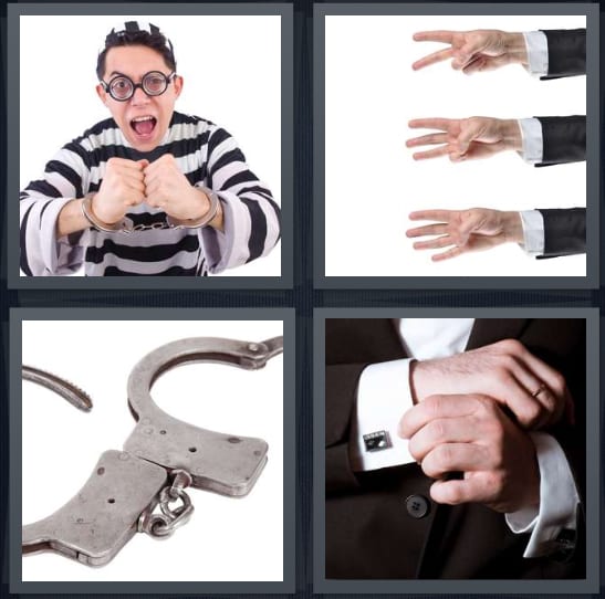 Handcuffs, Wrists, Metal, Cufflinks