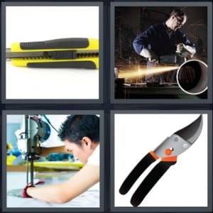 Knife, Welder, Saw, Pliers