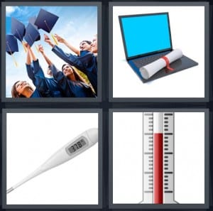 Graduates, Diploma, Thermometer, Temperature