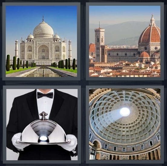 Taj Mahal, Basilica, Waiter, Rotunda