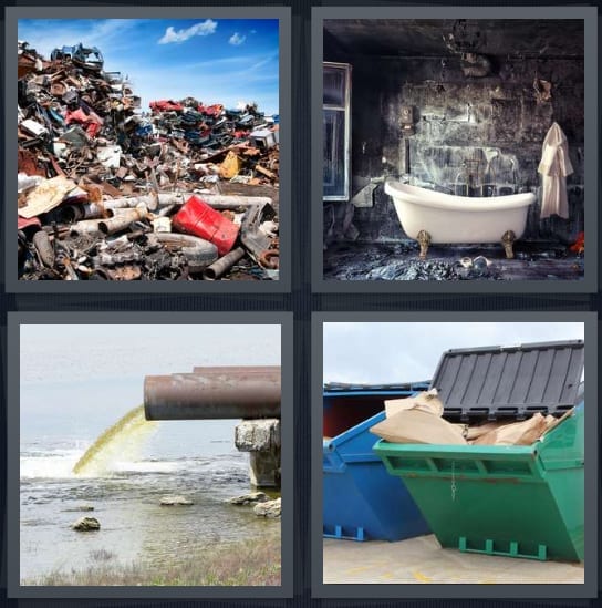 Trash, Tub, Pollution, Dumpster