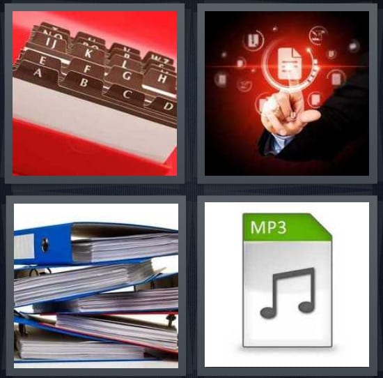 Folders, Computer, Binder, MP3