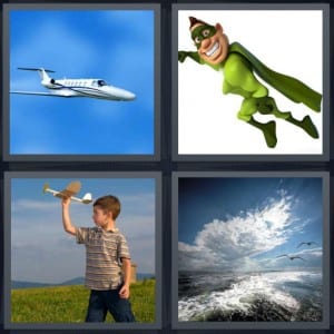 Jet, Hero, Airplane, Ocean
