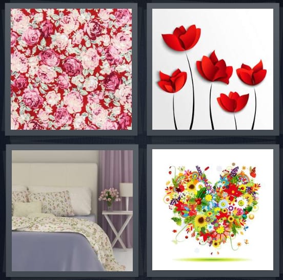 Flowers, Buds, Bedroom, Heart