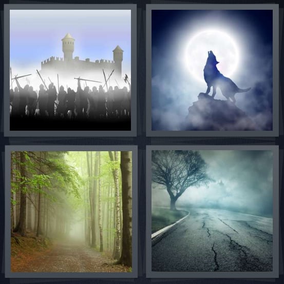 Knights, Howl, Forest, Mist