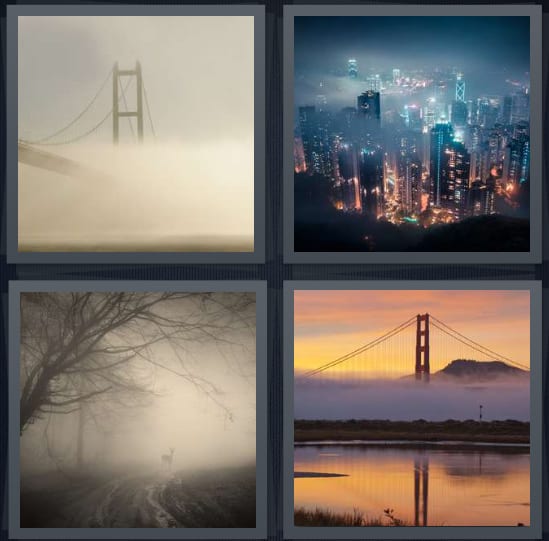Golden Gate, Skyline, Mist, Bay