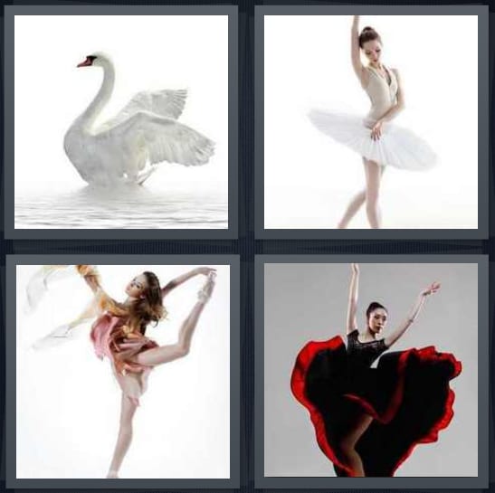 Swan, Ballerina, Dancer, Flamenco