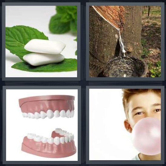 Mint, Sap, Teeth, Bubble