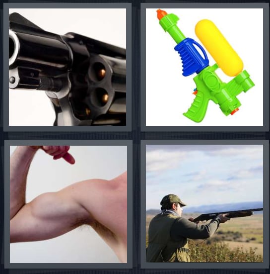 Pistol, Squirt, Muscle, Rifle
