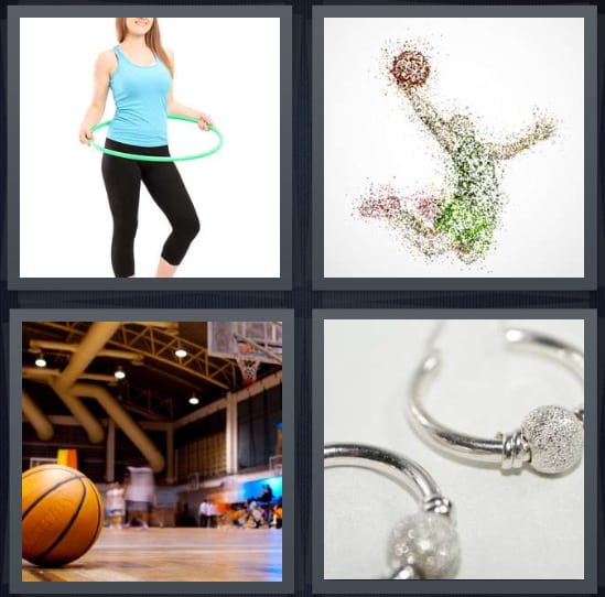 Hula, Jordan, Basketball, Earring