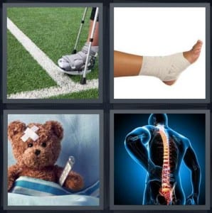 Crutches, Sprained, Teddy, Spine