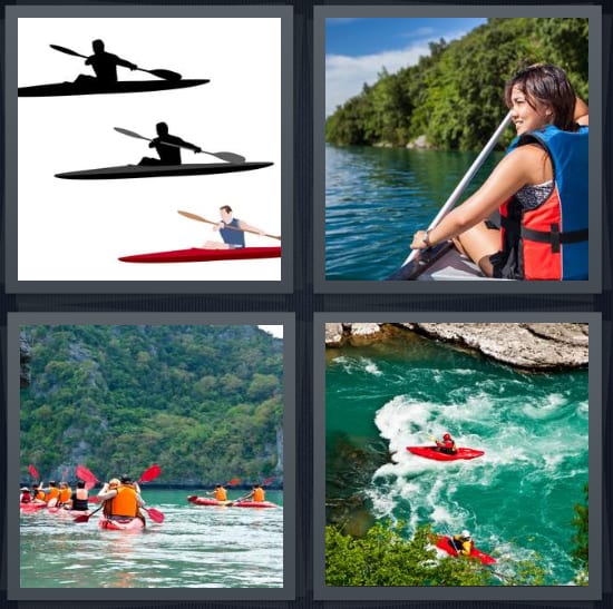 Row, Rafting, River, Canoe