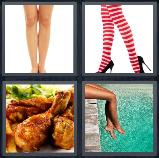 Knees, Stockings, Chicken, Pool