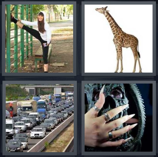 Stretch, Giraffe, Traffic, Nails