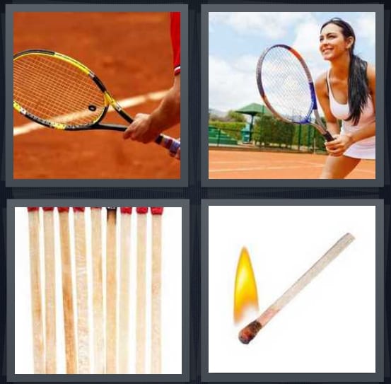 Racket, Tennis, Light, Fire