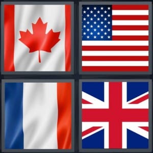 Canada, America, France, Britain
