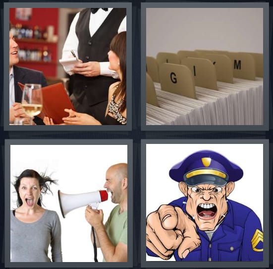 Restaurant, Files, Yell, Police