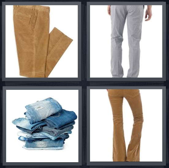 Khakis, Slacks, Jeans, Bellbottoms