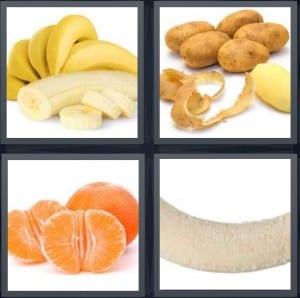 Banana, Potato, Orange, Fruit