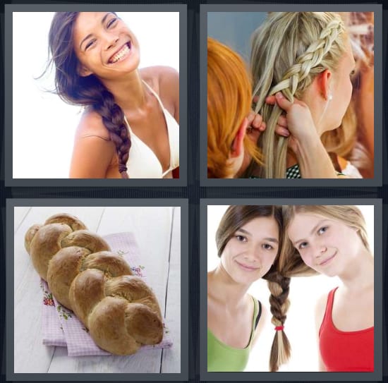 Smile, Braid, Challah, Hair