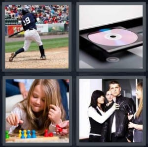 Baseball, CD, Game, Man