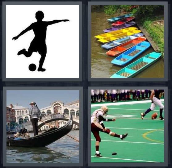 Kick, Boat, Gondola, Football