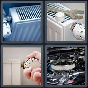heater in room, repairing broken heater, adjusting temperature on heater, inside engine of car under hood