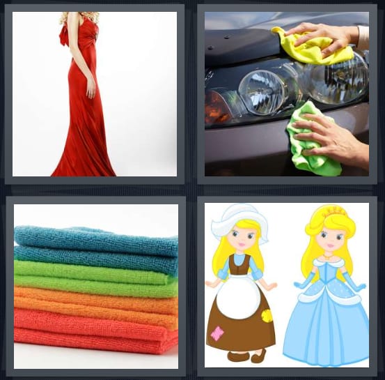 Gown, Wash, Towels, Cinderella