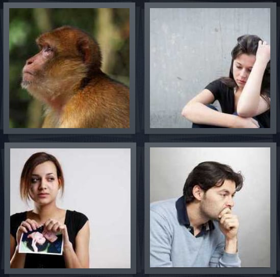 Chimp, Depressed, Breakup, Think