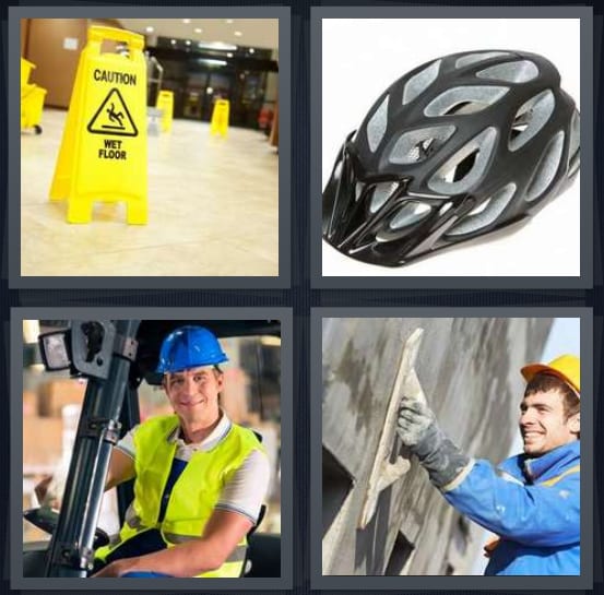 Caution, Helmet, Hardhat, Construction