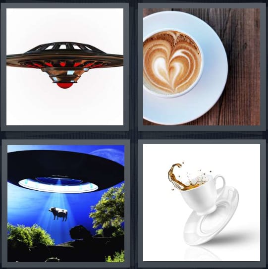 UFO, Cappuccino, Aliens, Coffee
